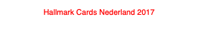 Hallmark Cards Nederland 2017